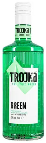 Trojka Vodka Green Likör 17° 