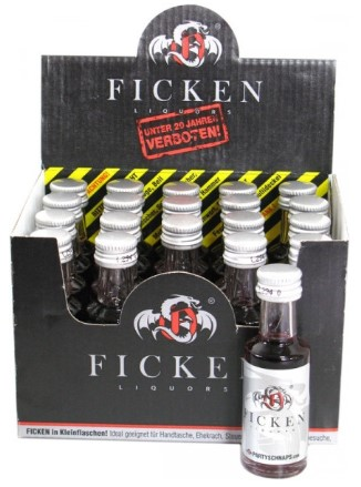 Ficken Johannisbeerlikör 15° Partyschnaps (20er/Kart.)