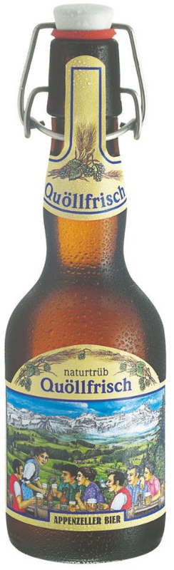 Appenzeller Bier Quöllfrisch naturtrüb Bügel 
