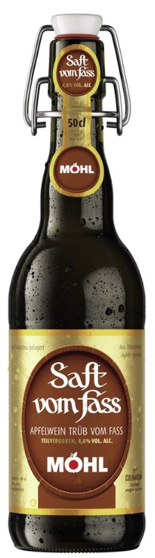 Möhl Saft vom Fass trüb (Bügelflasche)