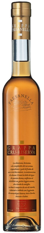 Grappa Cru-Riserva 41° Paesanella 
