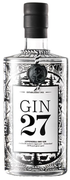 Gin 27 43° Appenzeller Dry Gin