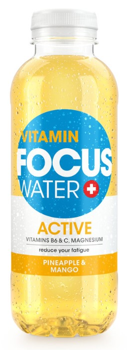 FOCUSWATER Active Ananas & Mango PET EW