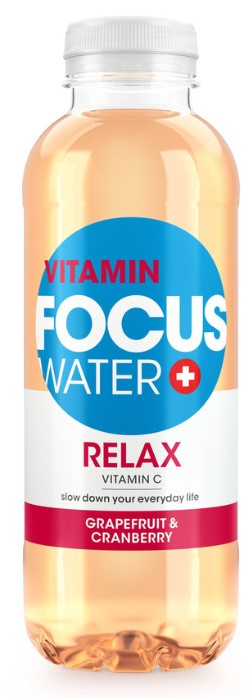 FOCUSWATER Relax Grapefruit & Cranberry PET EW
