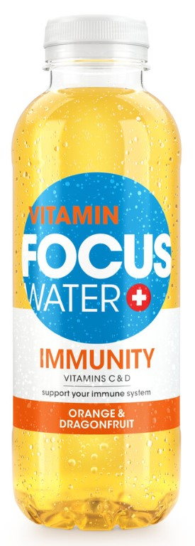 FOCUSWATER Immunity Orange & Drachenfrucht PET EW