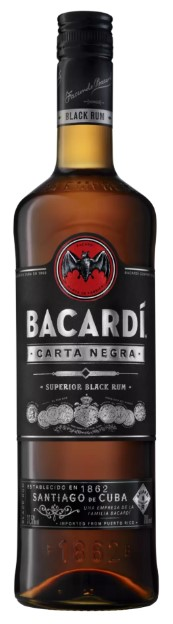 Bacardi Carta Negra Superior Rum 40°
