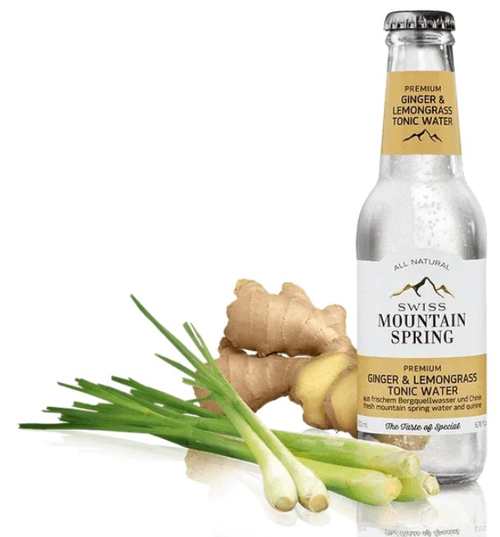 Swiss Mountain Spring Ginger Lemongrass Tonic Water EW