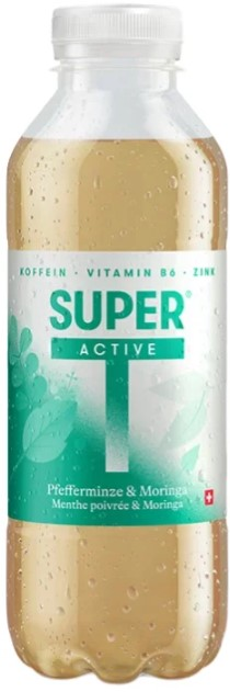 SUPER T Active PET EW Pfefferminze & Moringa