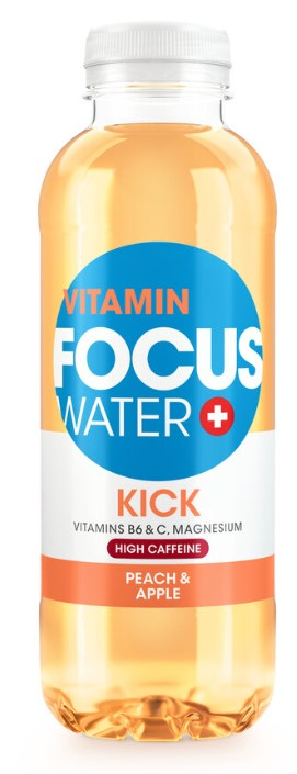 FOCUSWATER Kick Pfirsich & Apfel PET EW