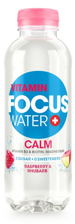 FOCUSWATER Calm Rhabarber & Himbeer PET EW  