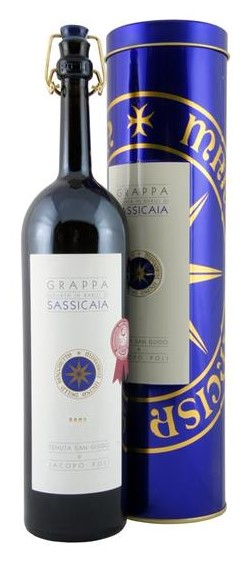 Grappa di Sassicaia Poli 40°