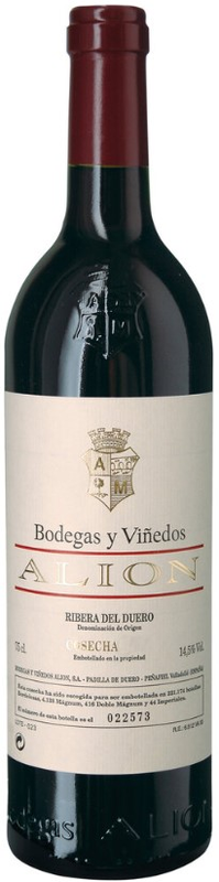 Alión Ribera del Duero DO Bodegas y Viñedos, Alión Grupo Vega Sicilia