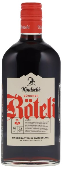 Bündner Röteli Likör Kindschi 22° 