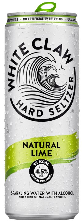 White Claw Hard Seltzer Lime Dose 4.5°