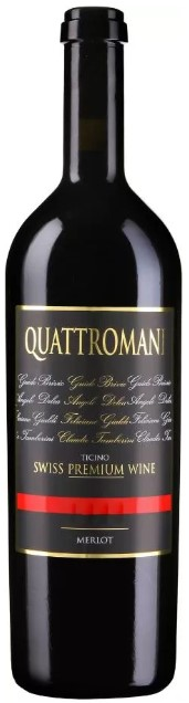 Merlot Quattromani Ticino in 1er OHK, DOC 