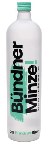 Bündner Minze, Bergamotte-Pfefferminz-Likör 16.5° (25er/Kart.)