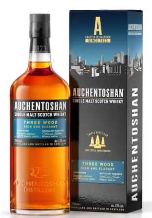 Auchentoshan Three Wood Single Malt Scotch Whisky 43° 