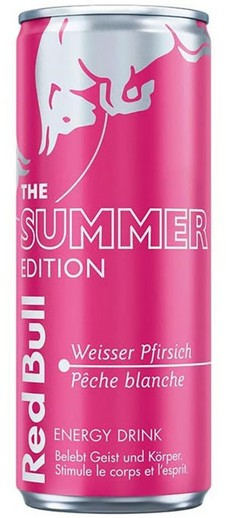 Red Bull The Summer Edition Weisser Pfirisch Dose