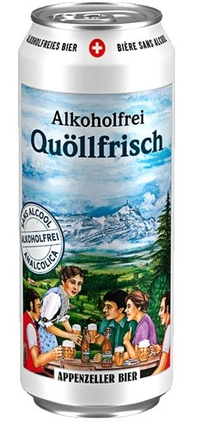 Appenzeller Bier Quöllfrisch alkoholfrei Dose 4x6