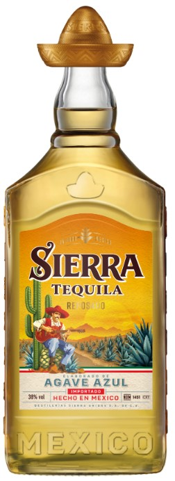 Tequila Sierra Reposado (Gold) 38° 