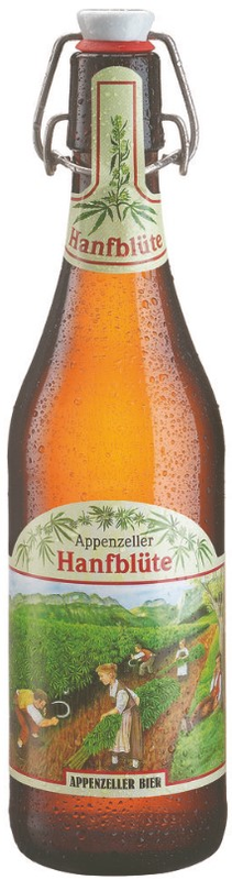 Appenzeller Bier Hanfblüte Bügel 