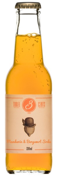 Three Cents Mandarin-Bergamot Soda EW