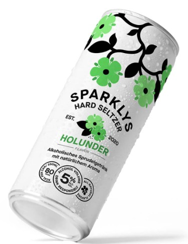 Sparklys Holunder Hard Seltzer Dosen