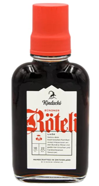 Bündner Röteli Likör Kindschi 22° 
