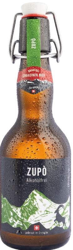 Engadiner Bier Zupò Alkoholfrei Bügel