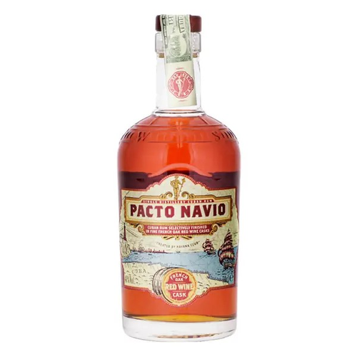 Havana Club Pacto Navio Rum
French Oak Red Wine Cask Finish 40° 