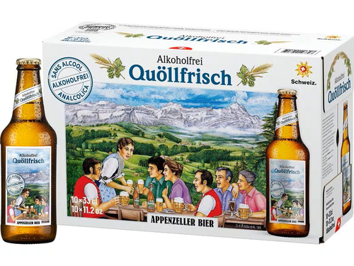 Appenzeller Bier Quöllfrisch alkoholfrei 10er EW