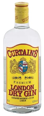 Curtain's London Dry Gin 37.5° 