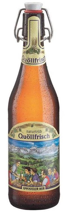 Appenzeller Bier Quöllfrisch naturtrüb Bügel 