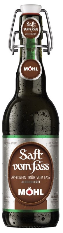 Möhl Saft vom Fass trüb alkoholfrei (Bügelflasche)