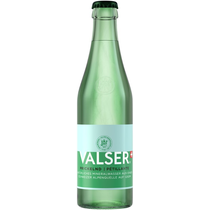 Valser prickelnd Glas