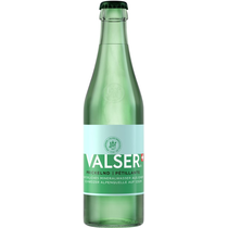 Valser prickelnd Glas