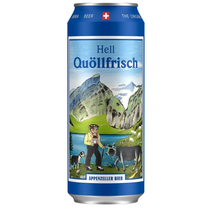 Appenzeller Bier Quöllfrisch Lager hell Dose
