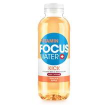 FOCUSWATER Kick Pfirsich & Apfel PET EW